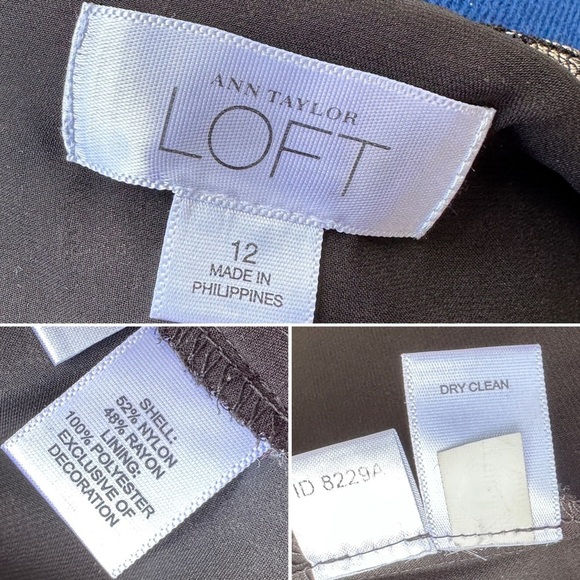 Y2K LOFT Square Neck Black Floral Mesh Velvet Camisole Top Women’s Size 12 - Picture 15 of 15